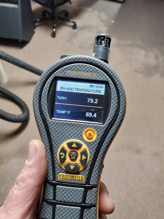 Moisture meter humidity assessment for Fire & Smoke Damage Restoration in Smithtown